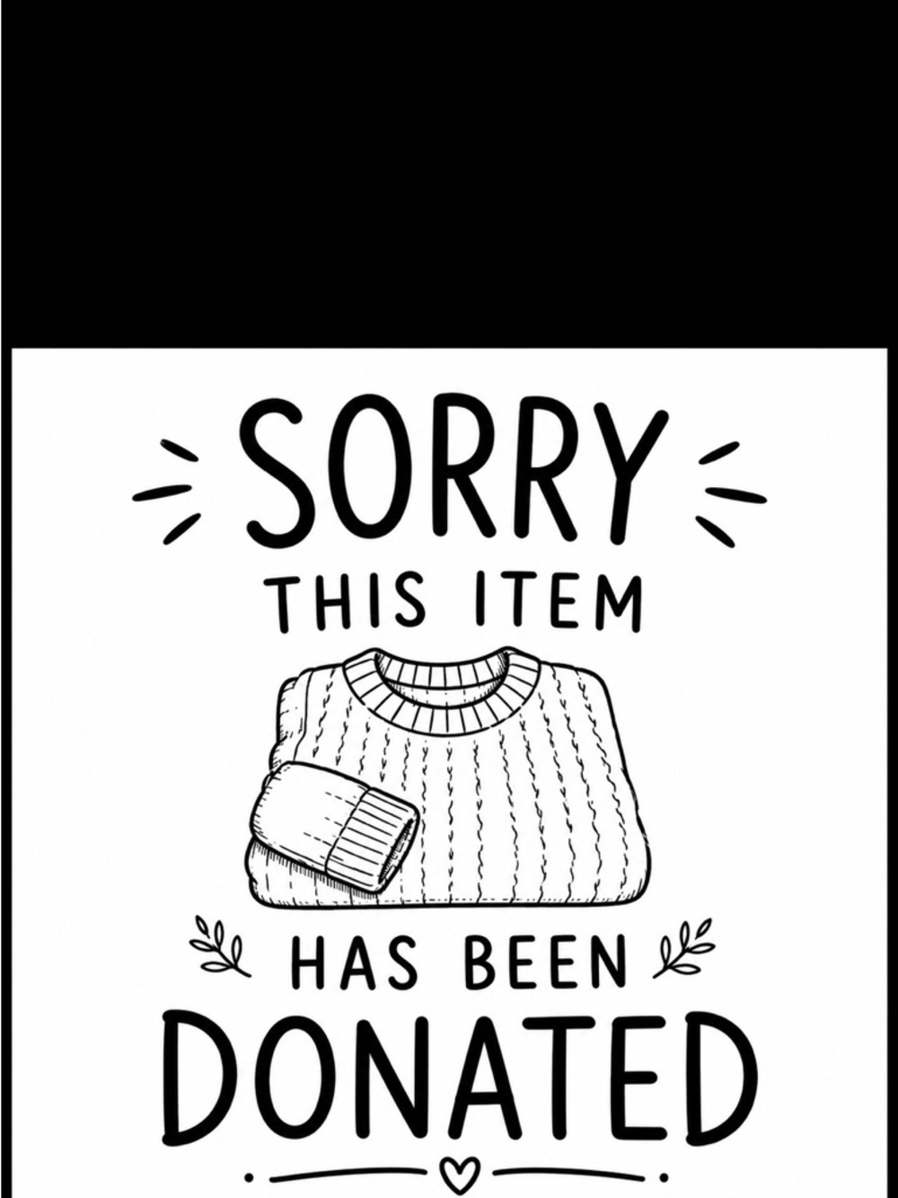 Donated item is no longer available